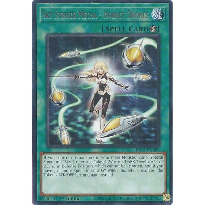 Image for Sky Striker Mecha - Hornet Drones (JUSH-EN053) (JUSH) - YuGiOh