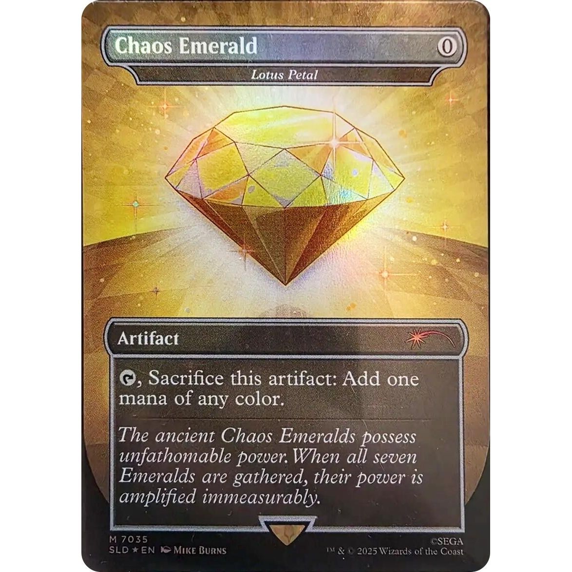 Image for Chaos Emerald - Lotus Petal (7035) (7035) (SLD) - Magic: The Gathering