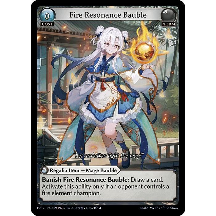 Image for Fire Resonance Bauble (079) (P) - Grand Archive TCG