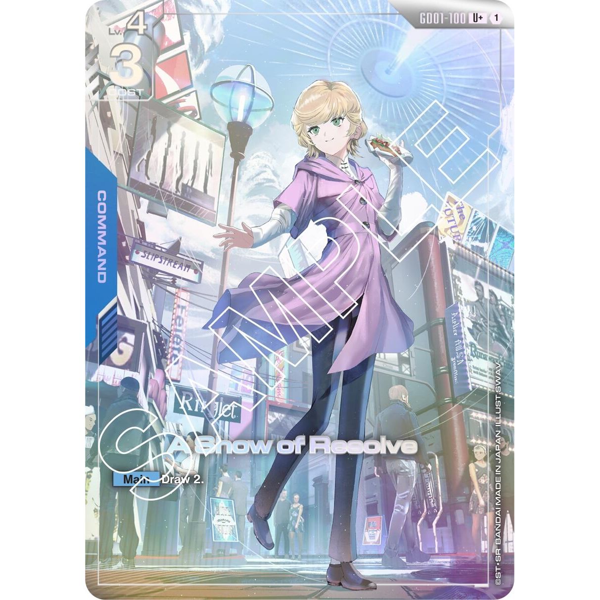 Image for A Show of Resolve (U+) (GD01-100) (GD01) - Gundam Card Game