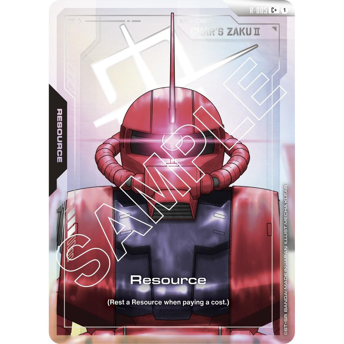 Image for Resource (R-005) (C+) (R-005) (GD01) - Gundam Card Game