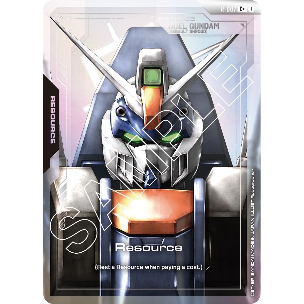 Image for Resource (R-007) (C+) (R-007) (GD01) - Gundam Card Game
