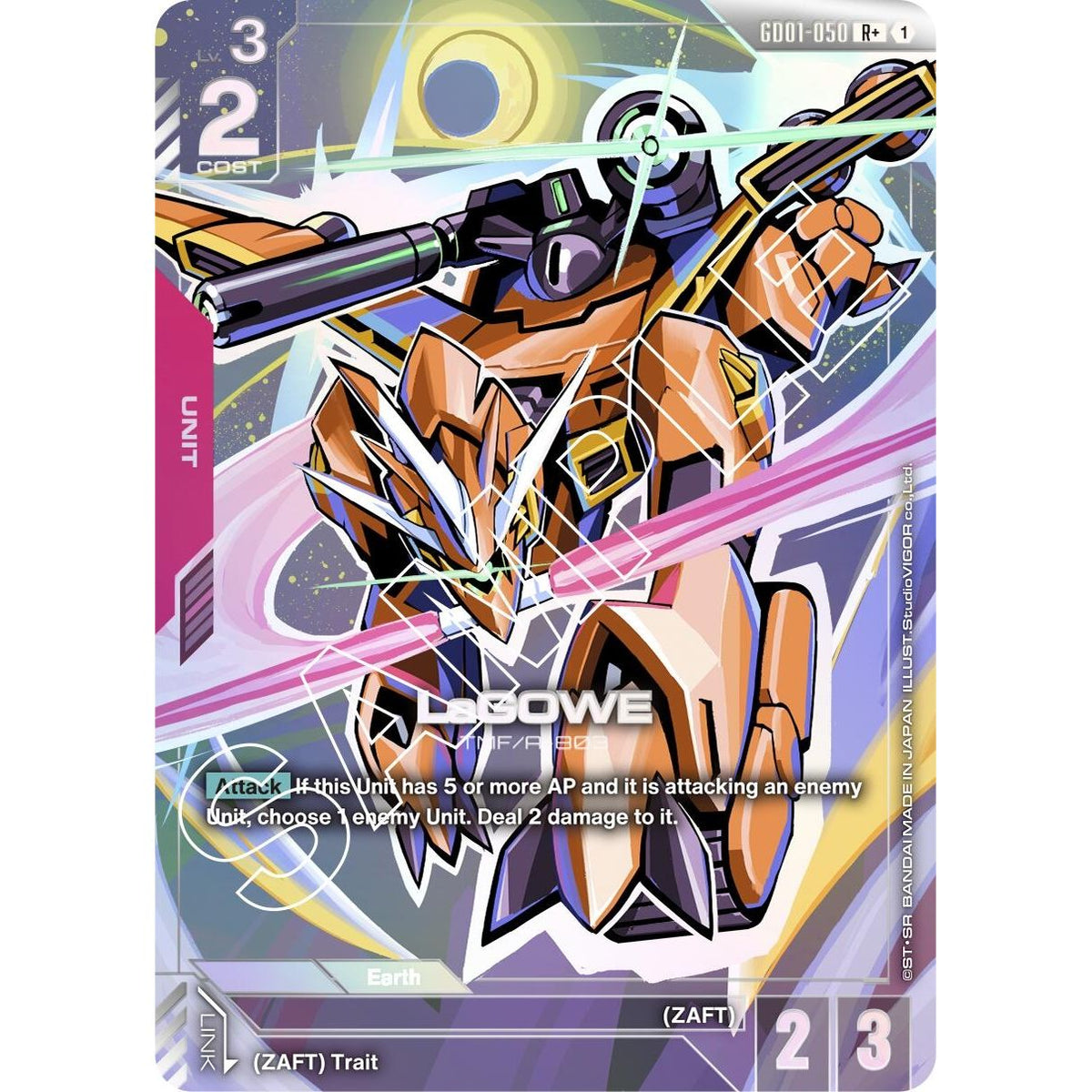 Image for LaGOWE (R+) (GD01-050) (GD01) - Gundam Card Game