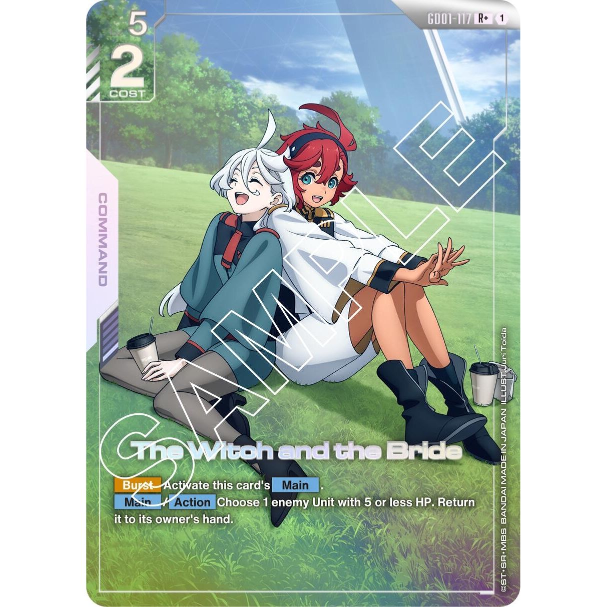 Image for The Witch and the Bride (R+) (GD01-117) (GD01) - Gundam Card Game