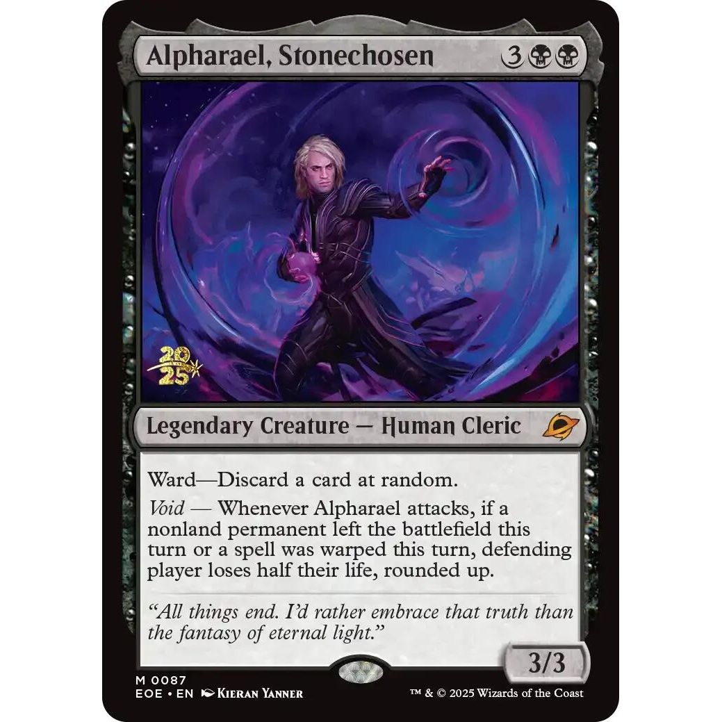 Image for Alpharael, Stonechosen (87) (PRE) - Magic: The Gathering