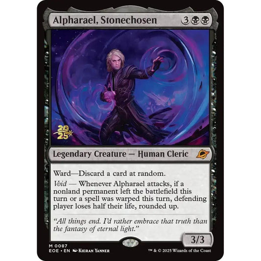Image for Alpharael, Stonechosen (87) (PRE) - Magic: The Gathering