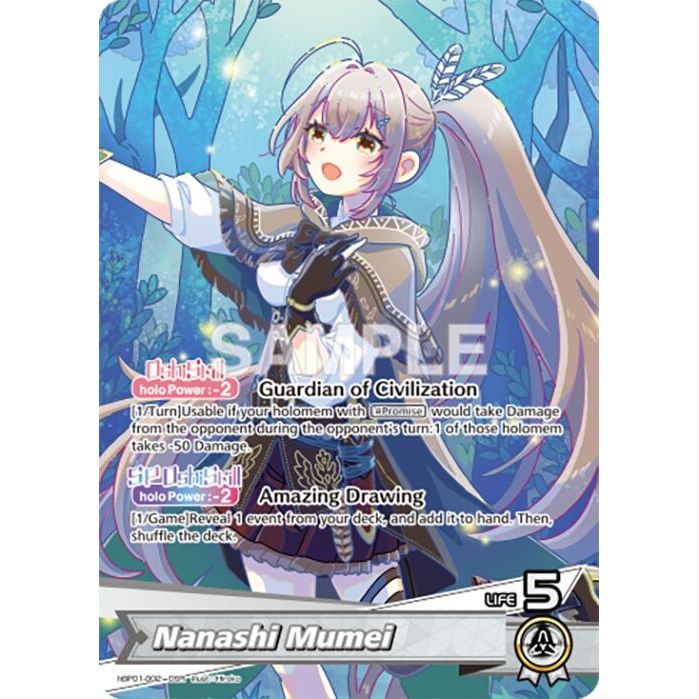 Image for Nanashi Mumei (OSR) (hBP01-002) (BP01E) - hololive OFFICIAL CARD GAME