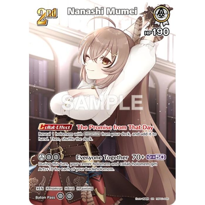 Image for Nanashi Mumei (SR) (hBP01-020) (BP01E) - hololive OFFICIAL CARD GAME