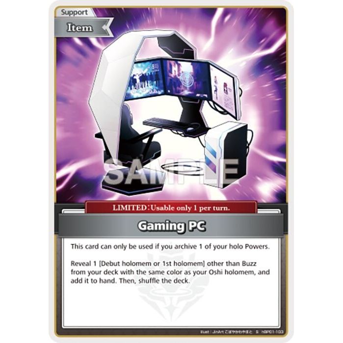 Image for Gaming PC (S) (hBP01-103) (BP01E) - hololive OFFICIAL CARD GAME