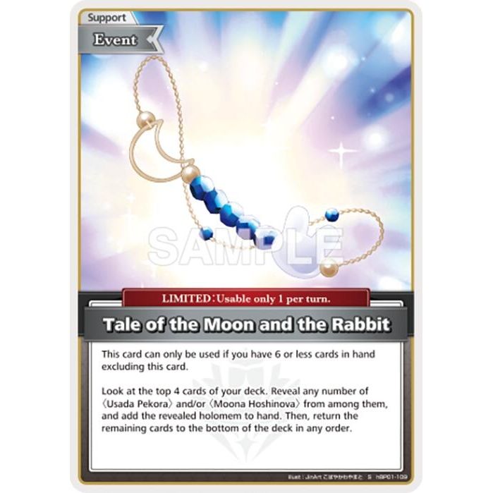 Image for Tale of the Moon and the Rabbit (S) (hBP01-109) (BP01E) - hololive OFFICIAL CARD GAME
