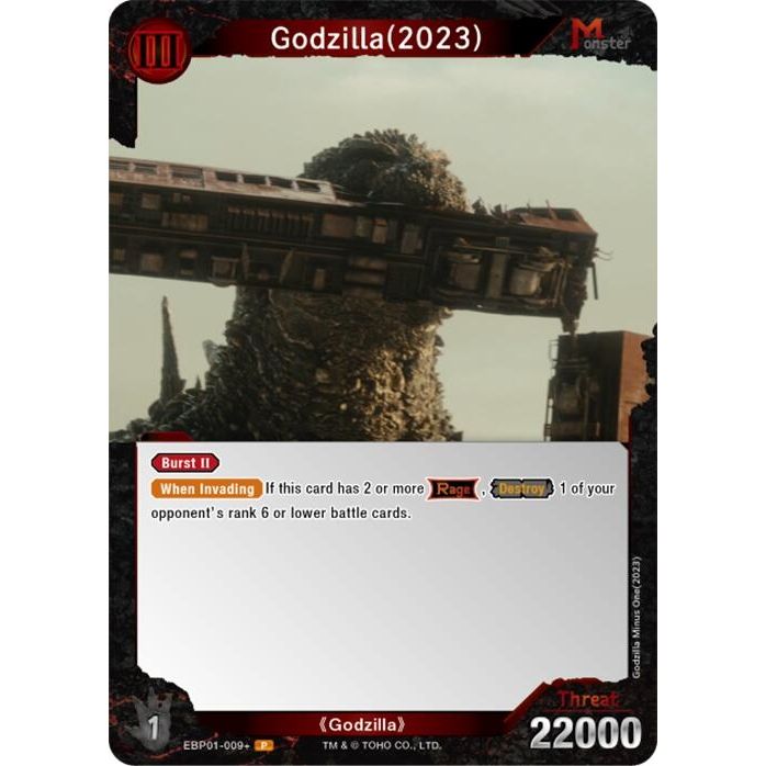 Image for Godzilla (2023) (EBP01-009+) (EBP01-009+) - Godzilla Card Game