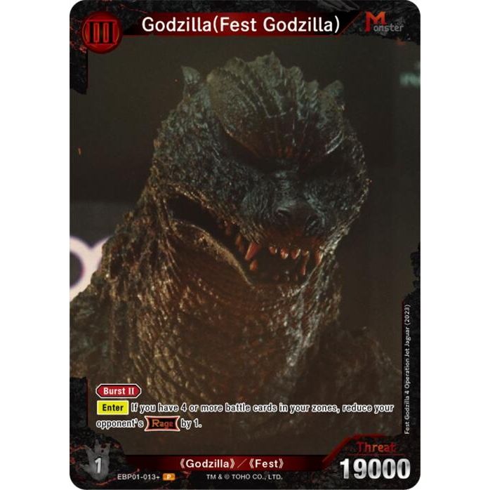 Image for Godzilla (Fest Godzilla) (EBP01-013+) (EBP01-013+) - Godzilla Card Game