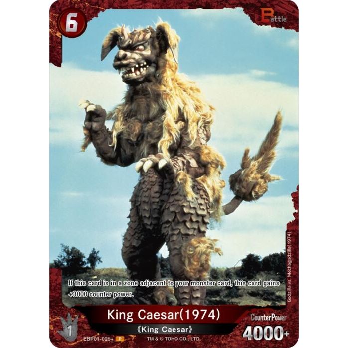 Image for King Caesar (1974) (EBP01-025+) (EBP01-025+) - Godzilla Card Game