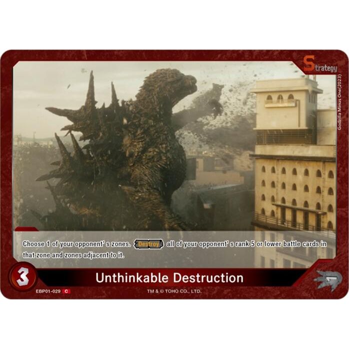 Image for Unthinkable Destruction (EBP01-029) (EBP01-029) - Godzilla Card Game
