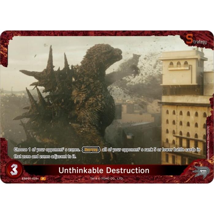 Image for Unthinkable Destruction (EBP01-029+) (EBP01-029+) - Godzilla Card Game
