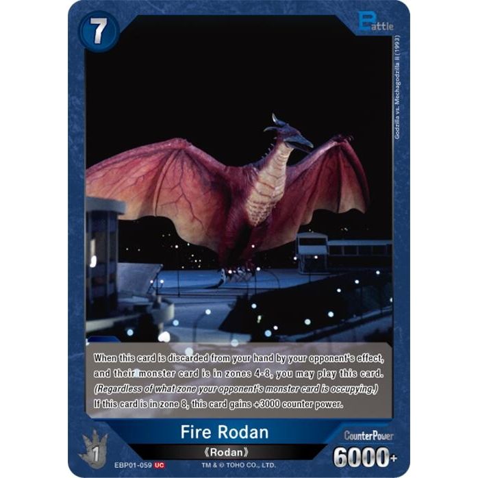 Image for Fire Rodan (EBP01-059) (EBP01-059) - Godzilla Card Game