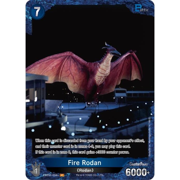 Image for Fire Rodan (EBP01-059+) (EBP01-059+) - Godzilla Card Game