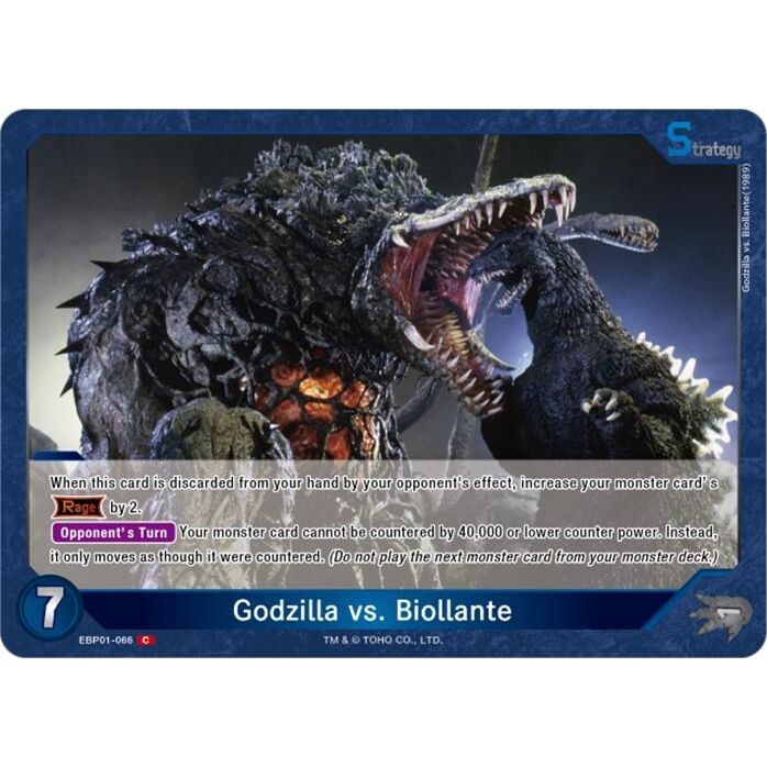 Image for Godzilla vs. Biollante (EBP01-066) (EBP01-066) - Godzilla Card Game