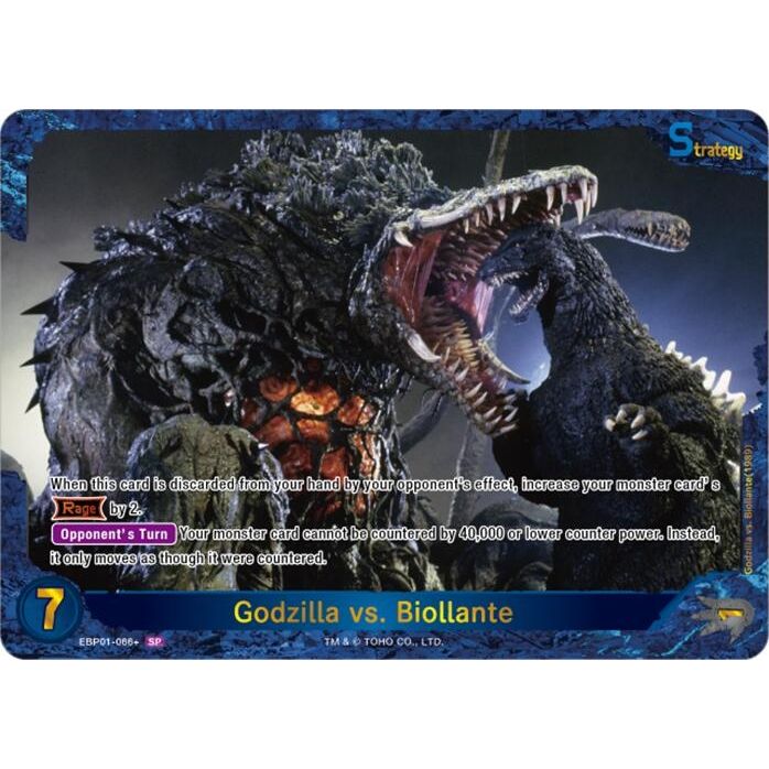 Image for Godzilla vs. Biollante (EBP01-066+) (EBP01-066+) - Godzilla Card Game