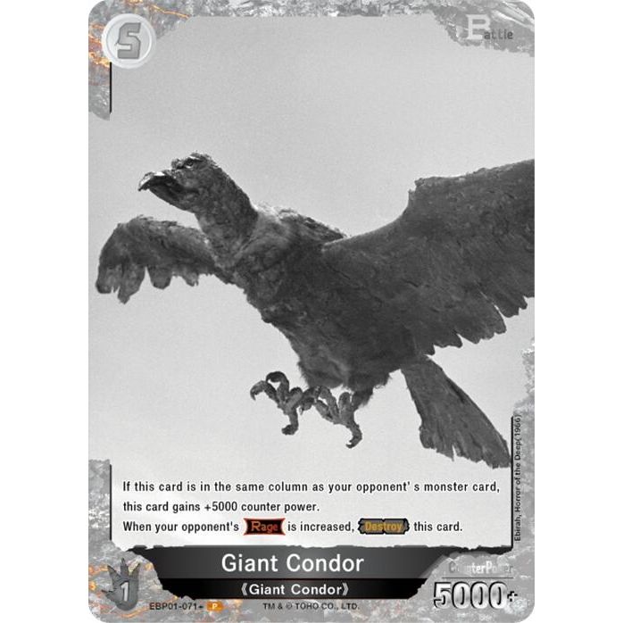 Image for Giant Condor (EBP01-071+) (EBP01-071+) - Godzilla Card Game