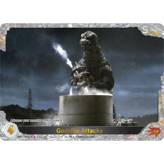 Image for Godzilla Attacks (EBP01-078+) (EBP01-078+) - Godzilla Card Game