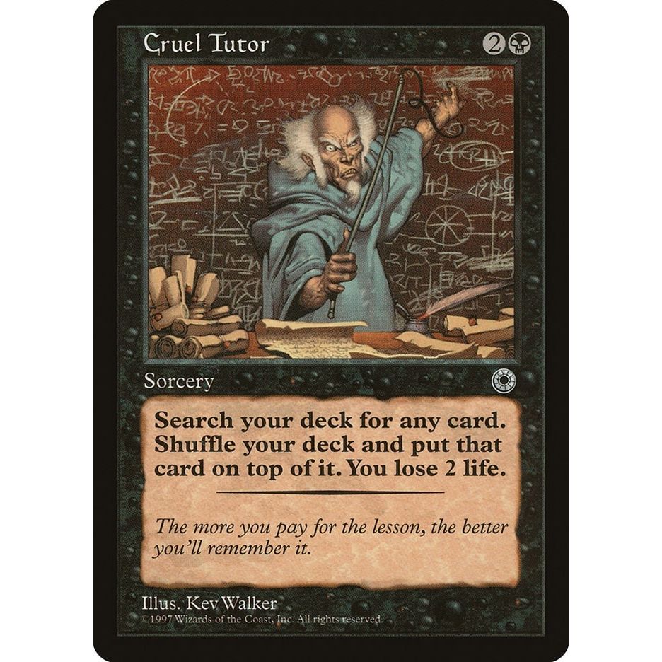 Image for Cruel Tutor (POR) - Magic: The Gathering