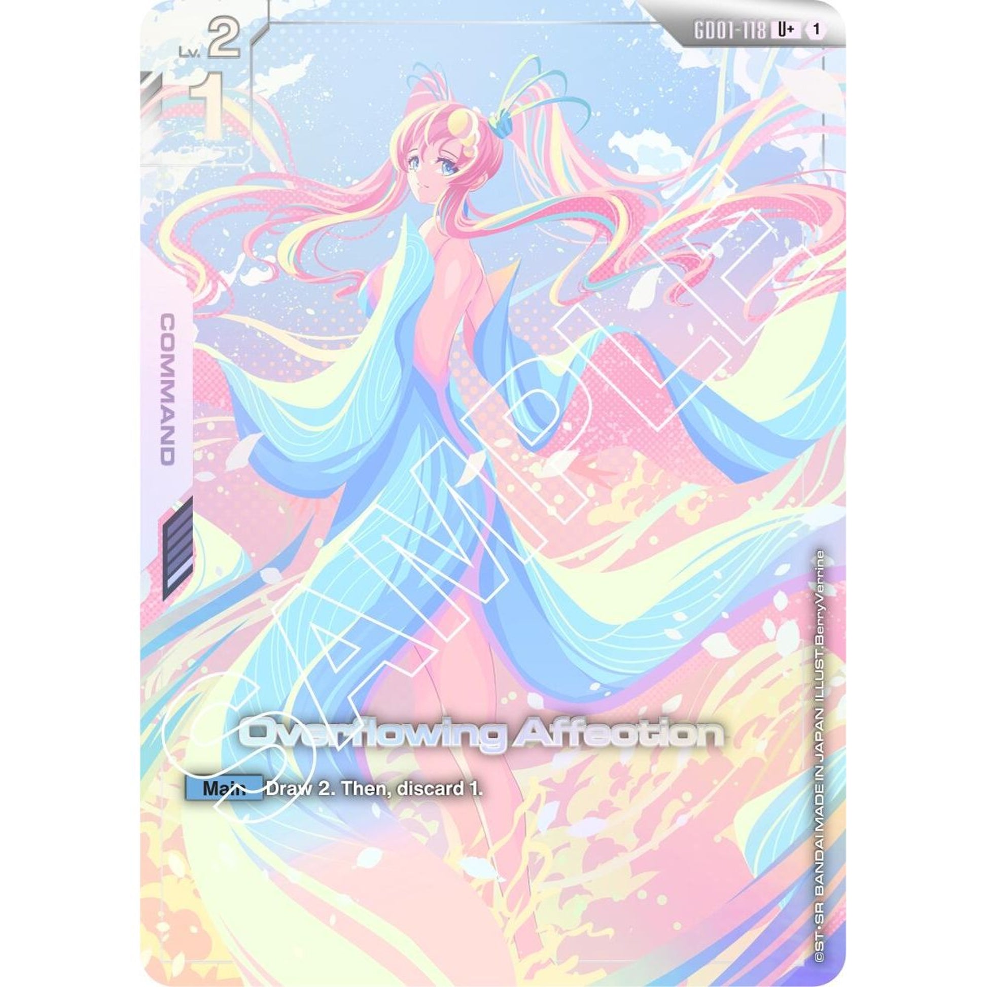Image for Overflowing Affection (U+) (GD01-118) (GD01) - Gundam Card Game