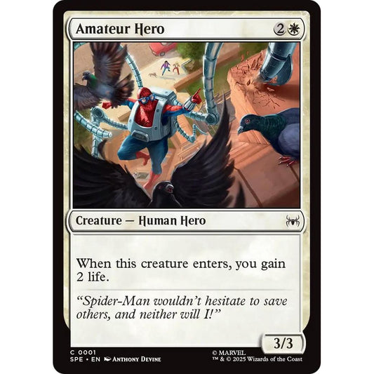 Image for Amateur Hero (1) (SPE) - Magic: The Gathering