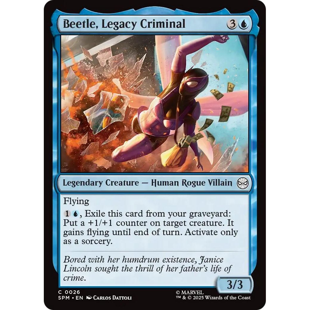 Image for Beetle, Legacy Criminal (26) (SPM) - Magic: The Gathering