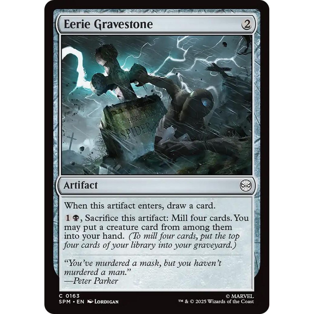 Image for Eerie Gravestone (163) (SPM) - Magic: The Gathering