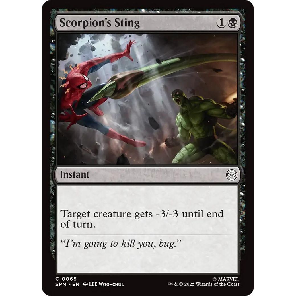 Image for Scorpion's Sting (65) (SPM) - Magic: The Gathering
