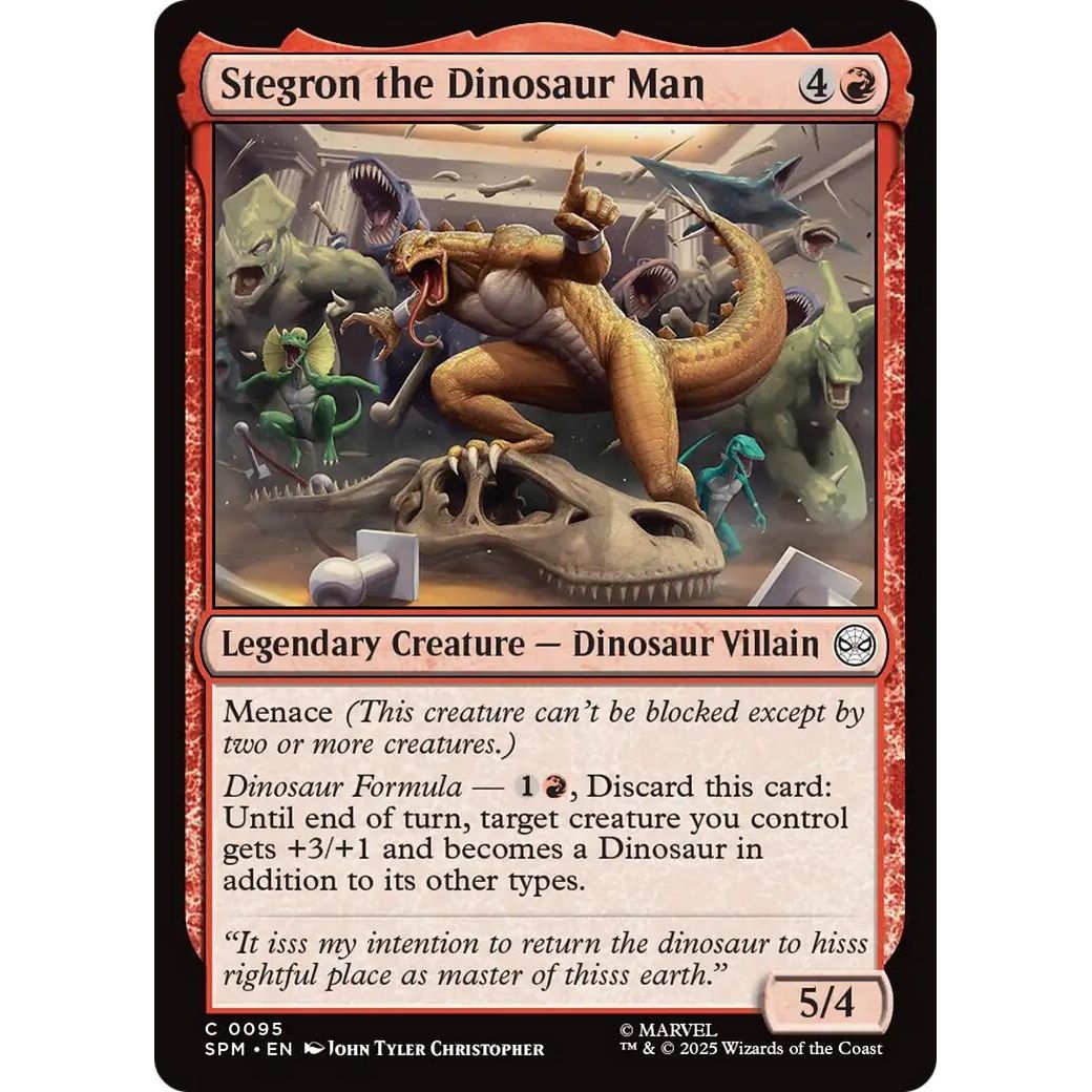 Image for Stegron the Dinosaur Man (95) (SPM) - Magic: The Gathering