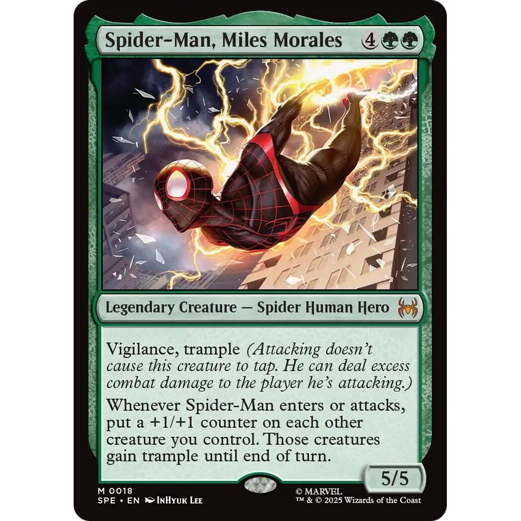 Image for Spider-Man, Miles Morales (18) (SPE) - Magic: The Gathering