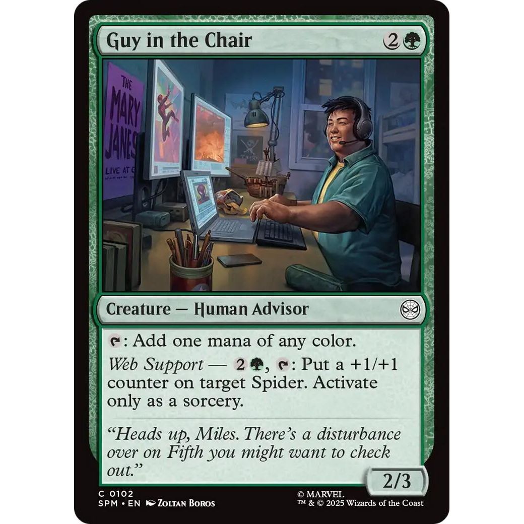 Image for Guy in the Chair (102) (SPM) - Magic: The Gathering