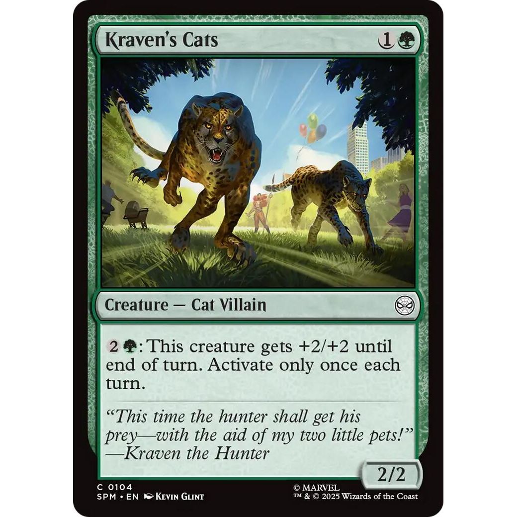 Image for Kraven's Cats (104) (SPM) - Magic: The Gathering