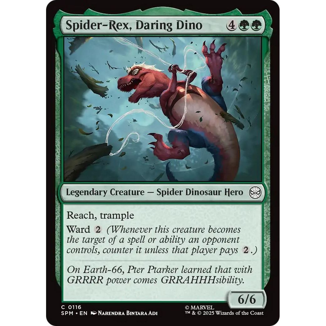 Image for Spider-Rex, Daring Dino (116) (SPM) - Magic: The Gathering