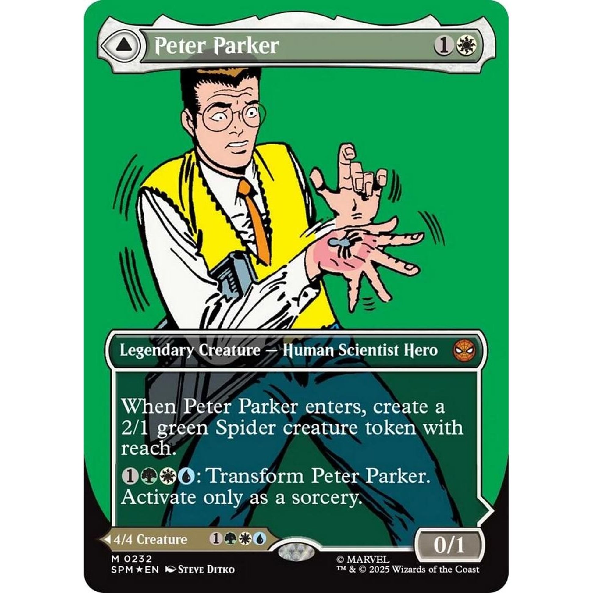 Image for Peter Parker (0232) (Borderless) (232) (SPM) - Magic: The Gathering