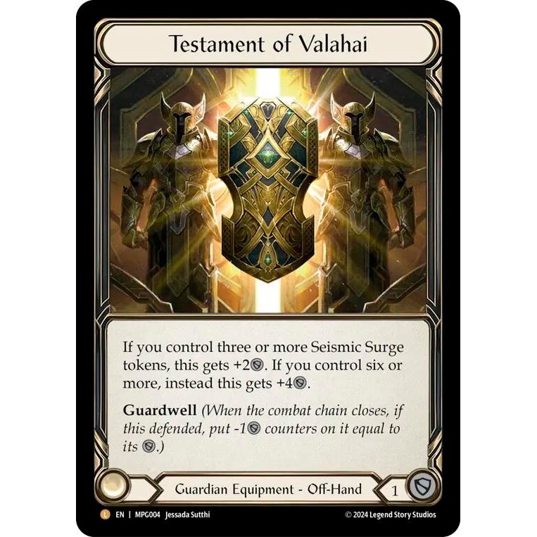 Image for Testament of Valahai (MPG004) - Flesh and Blood TCG