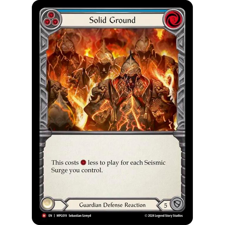 Image for Solid Ground (MPG019) - Flesh and Blood TCG