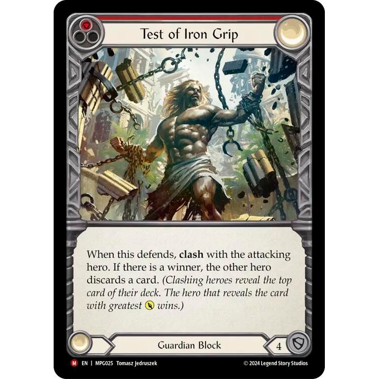 Image for Test of Iron Grip (MPG025) - Flesh and Blood TCG