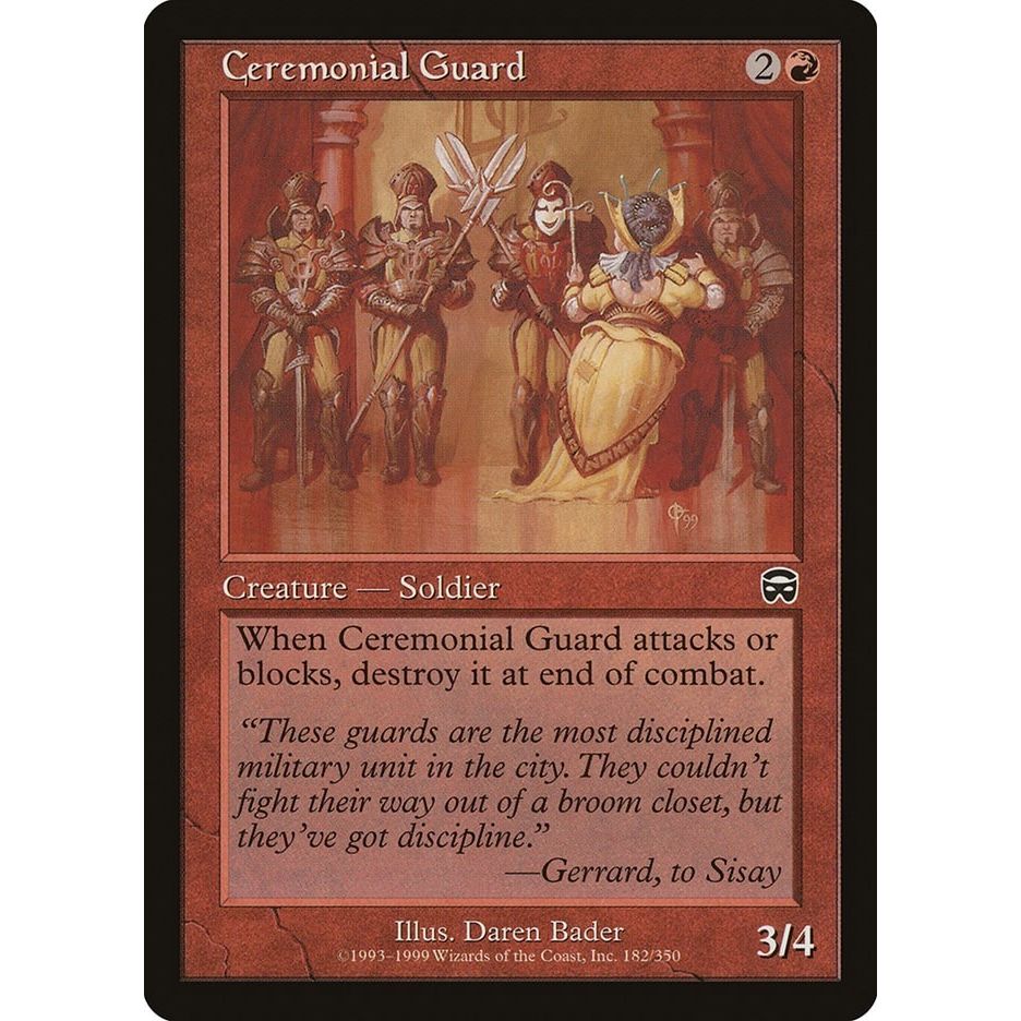 Image for Ceremonial Guard (182) (MMQ) - Magic: The Gathering