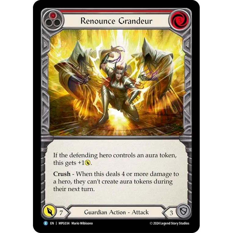 Image for Renounce Grandeur (MPG034) - Flesh and Blood TCG