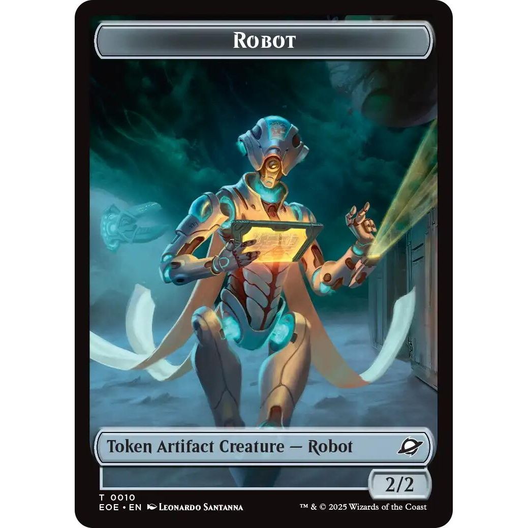 Image for Robot // Lander (0006) Double-Sided Token (10 // 6) (EOE) - Magic: The Gathering