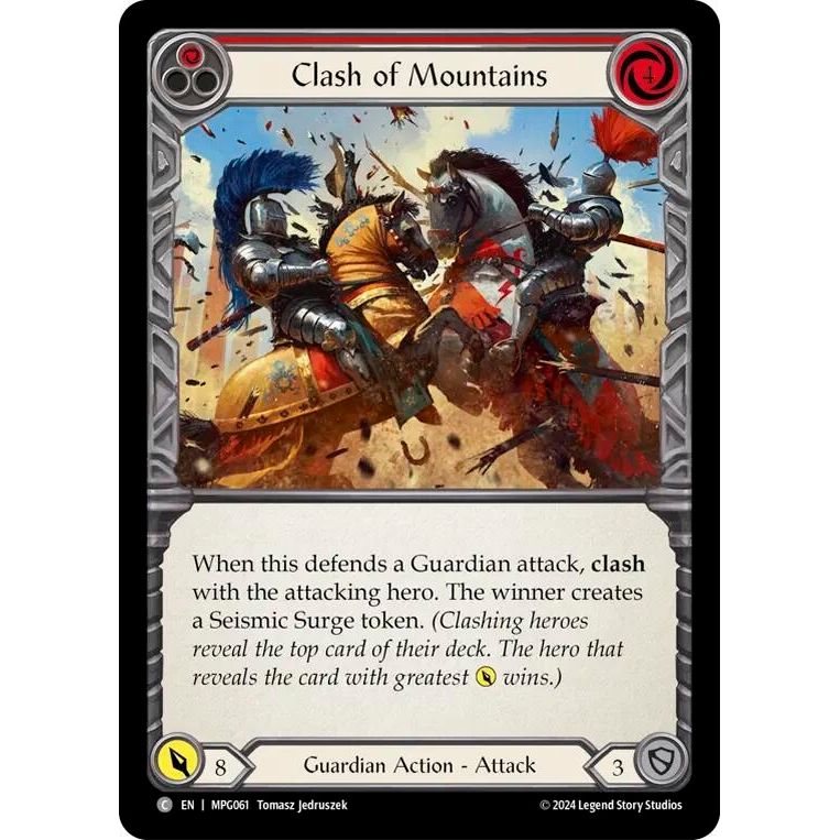 Image for Clash of Mountains (Red) (MPG061) - Flesh and Blood TCG