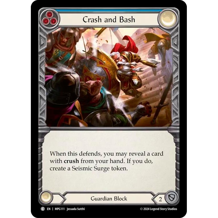 Image for Crash and Bash (Blue) (MPG111) - Flesh and Blood TCG