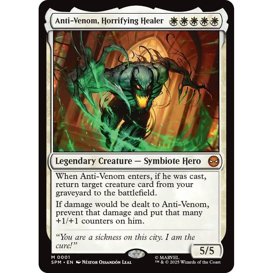 Image for Anti-Venom, Horrifying Healer (1) (SPM) - Magic: The Gathering