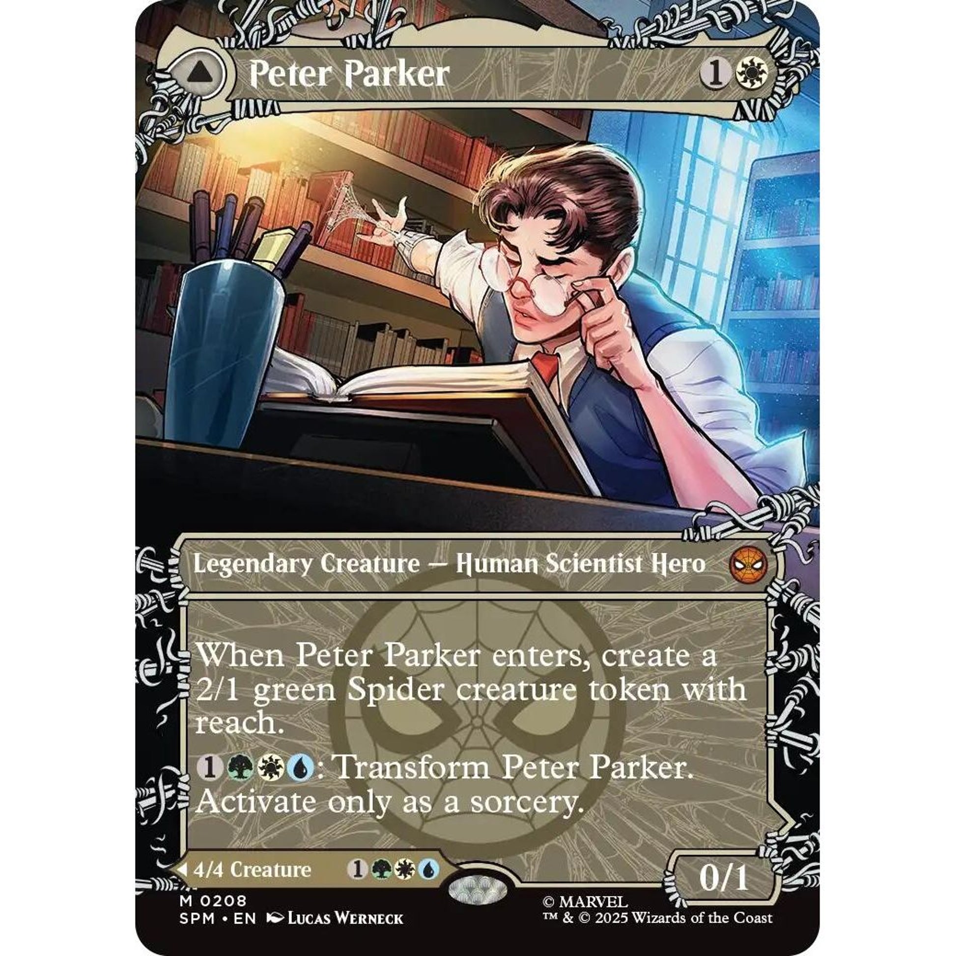 Image for Peter Parker (0208) (Borderless) (208) (SPM) - Magic: The Gathering
