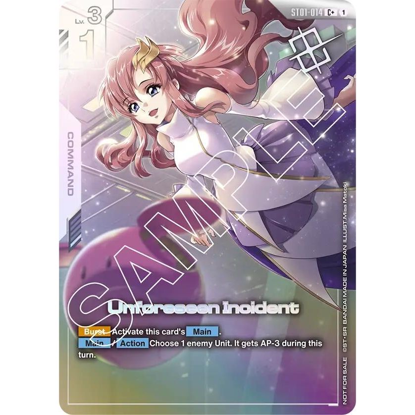 Image for Unforeseen Incident (Store Tournament Winner Pack 01) (ST01-014) (GCG-PR) - Gundam Card Game
