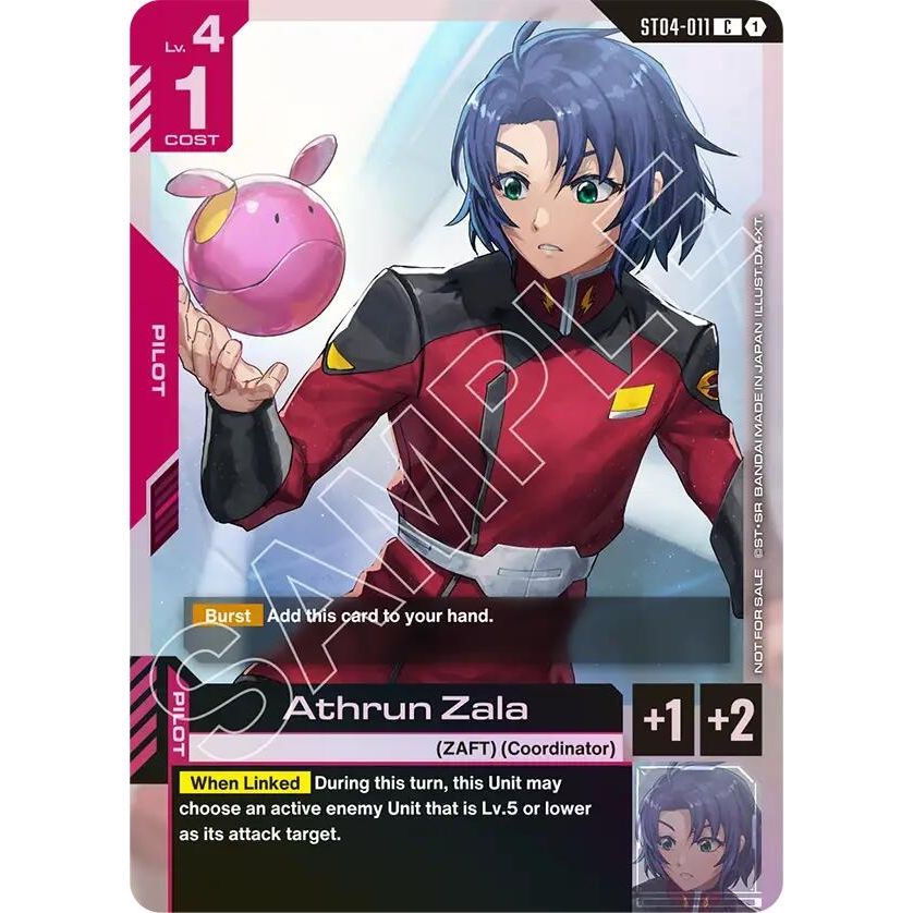 Image for Athrun Zala (Store Tournament Participant Pack 01) (ST04-011) (GCG-PR) - Gundam Card Game