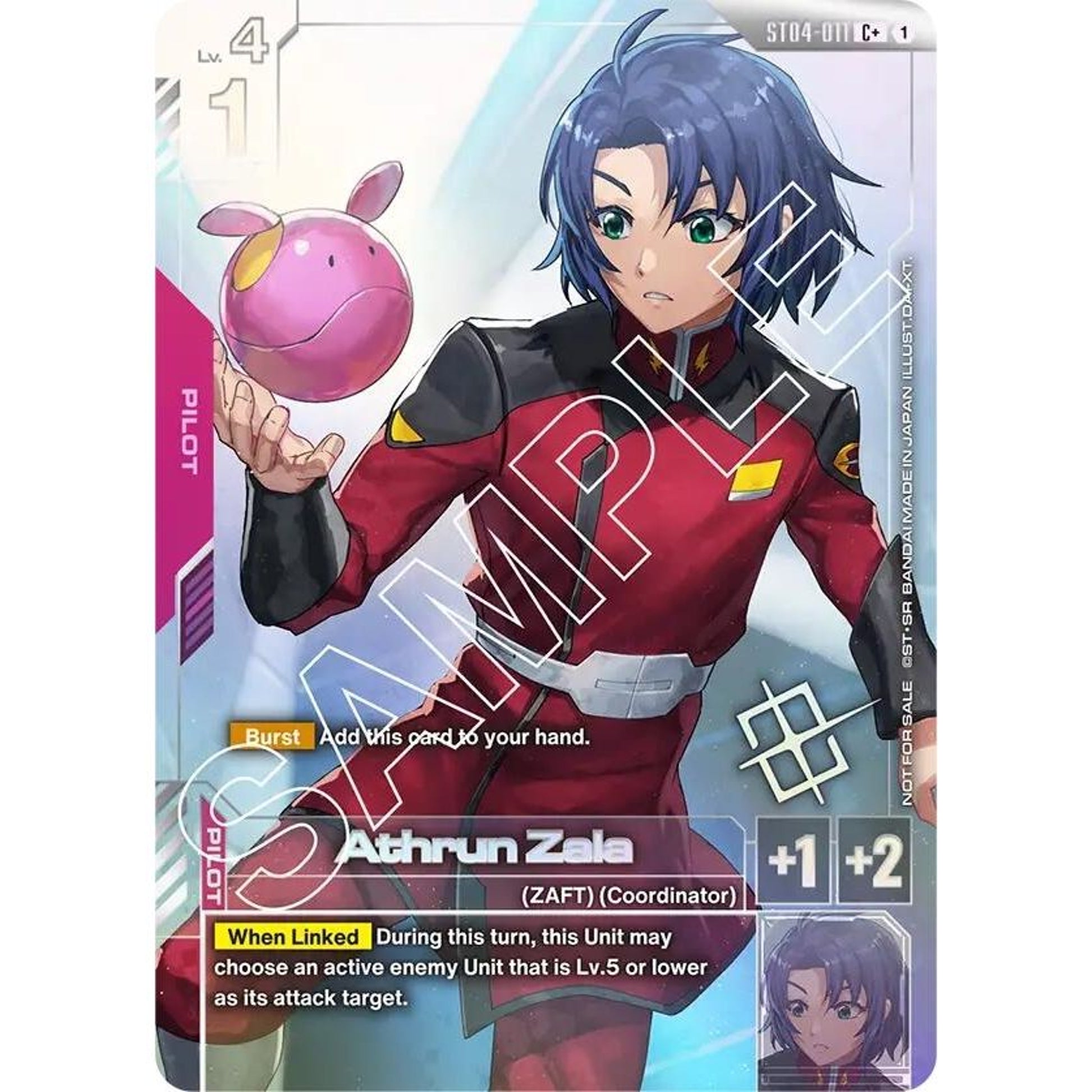Image for Athrun Zala (Store Tournament Winner Pack 01) (ST04-011) (GCG-PR) - Gundam Card Game